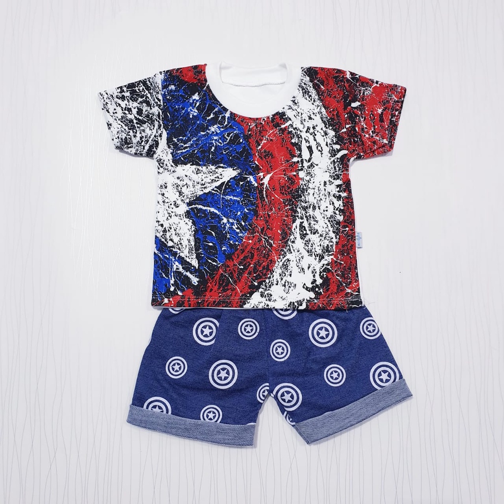 setelan pakaian bayi laki-laki baju casual atasan bawahan baju baby gracia
