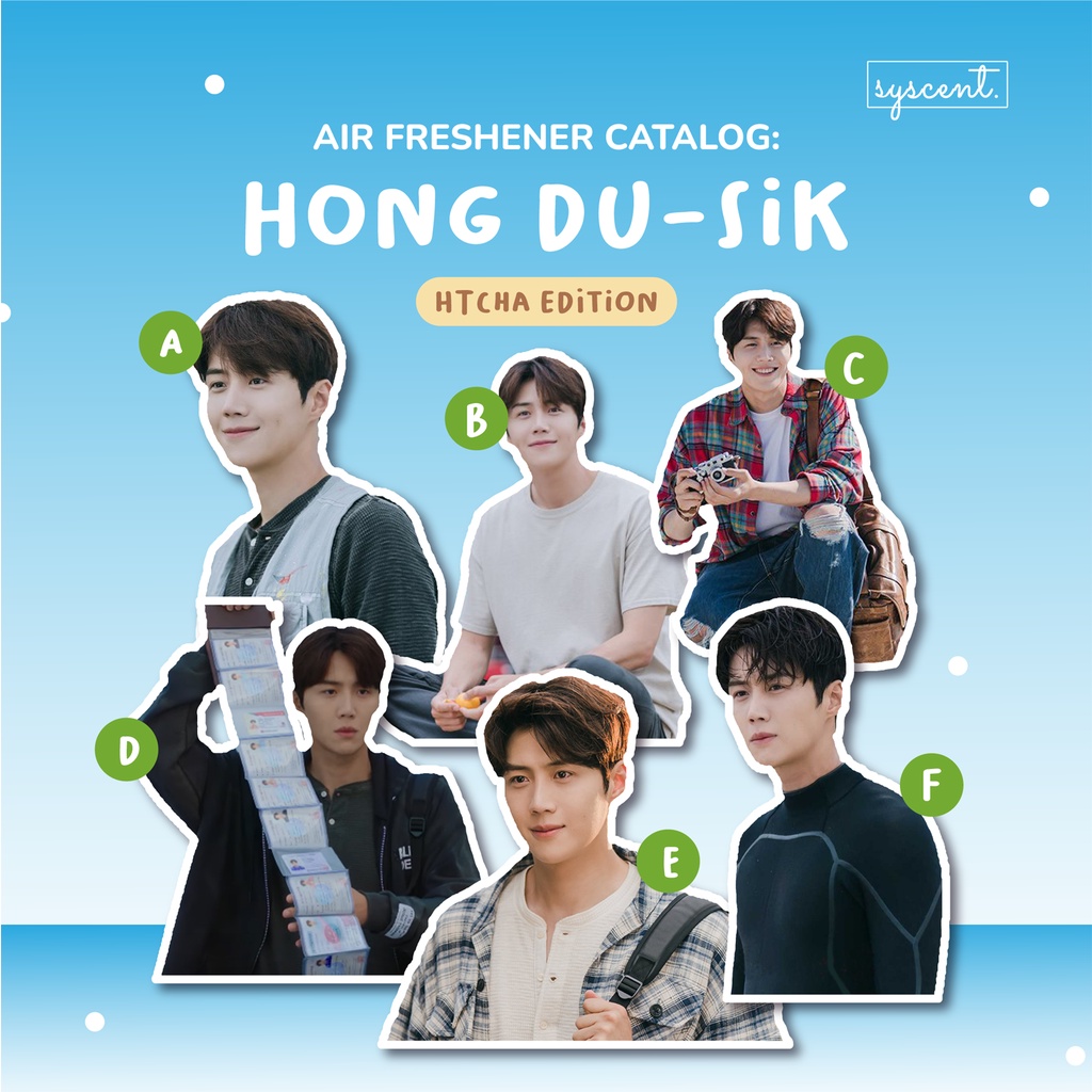 SYSCENT Air Freshener OPPA HOMETOWN CHACHACHA DUSIK HONG (PARFUM MOBIL / PARFUM RUANGAN) KIM SEON HO