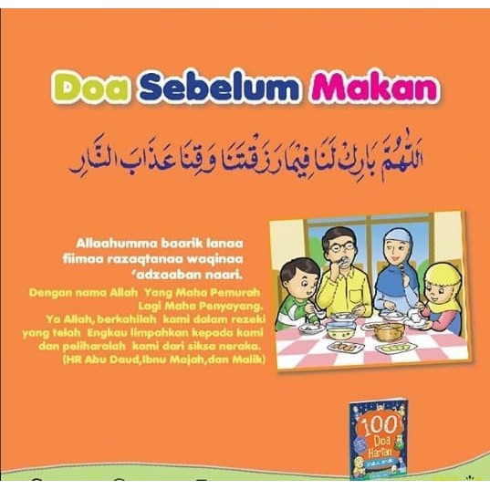 Buku 100 Doa Harian Untuk Anak Full Colour