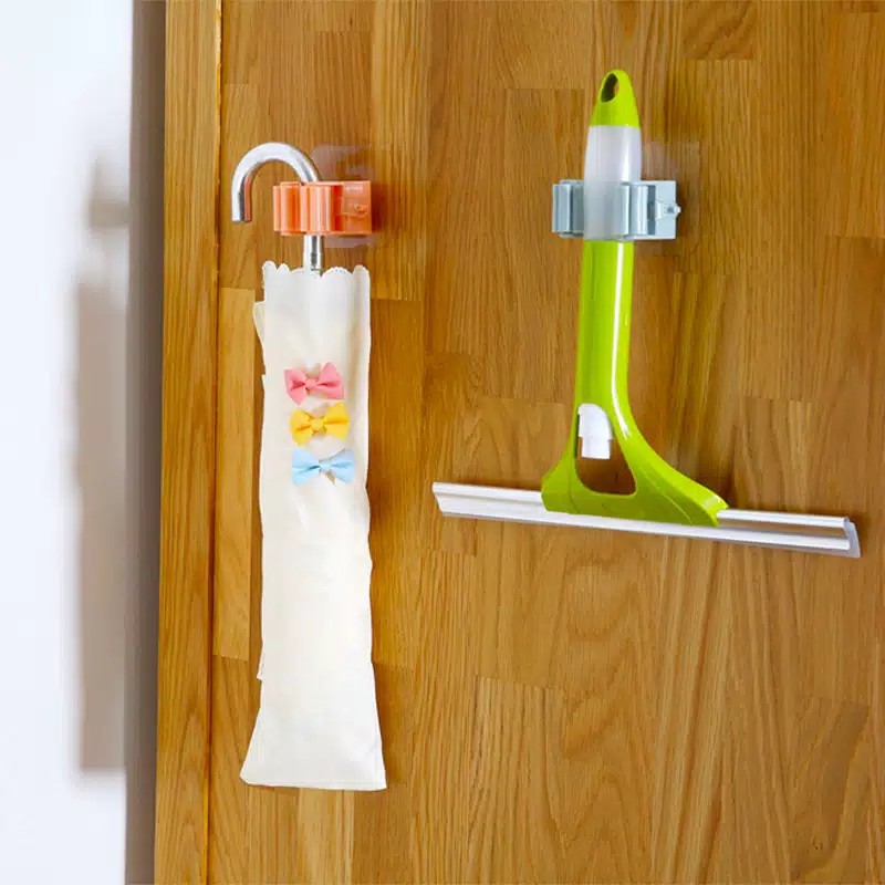 Gantungan Sapu Pel Di Dinding / Mop Holder Multifungsi