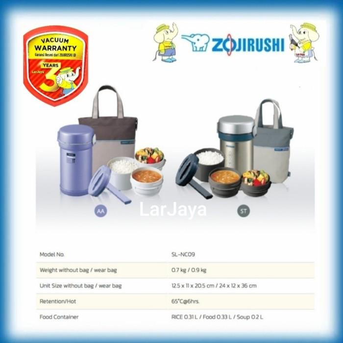 

Zojirushi Lunch jar 3 susun SL-NC09