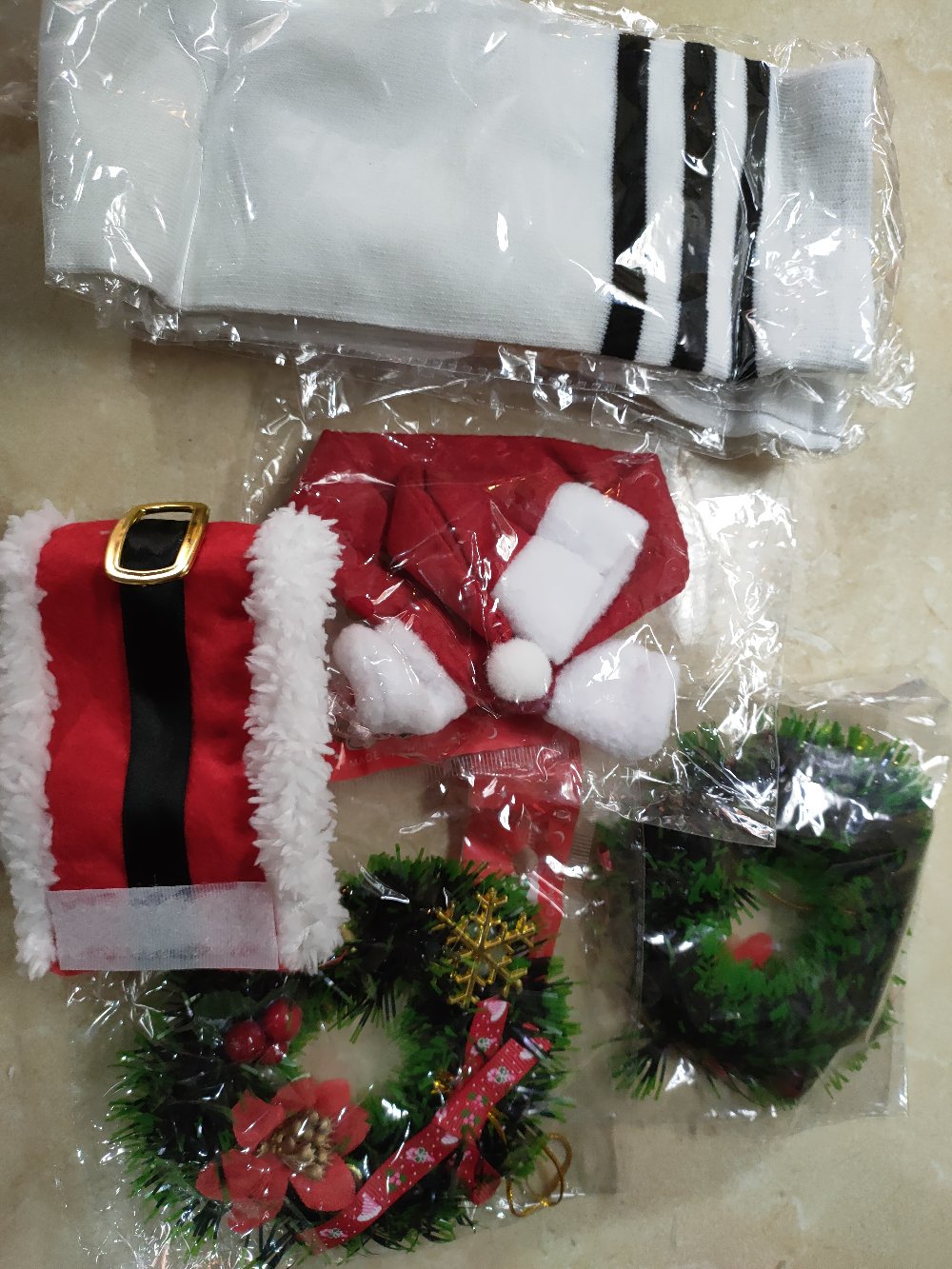 Mgr Mini Garland Daun Plastik Hiasan Natal Tanaman Artificial Palsu Bu - Hijau Hijau