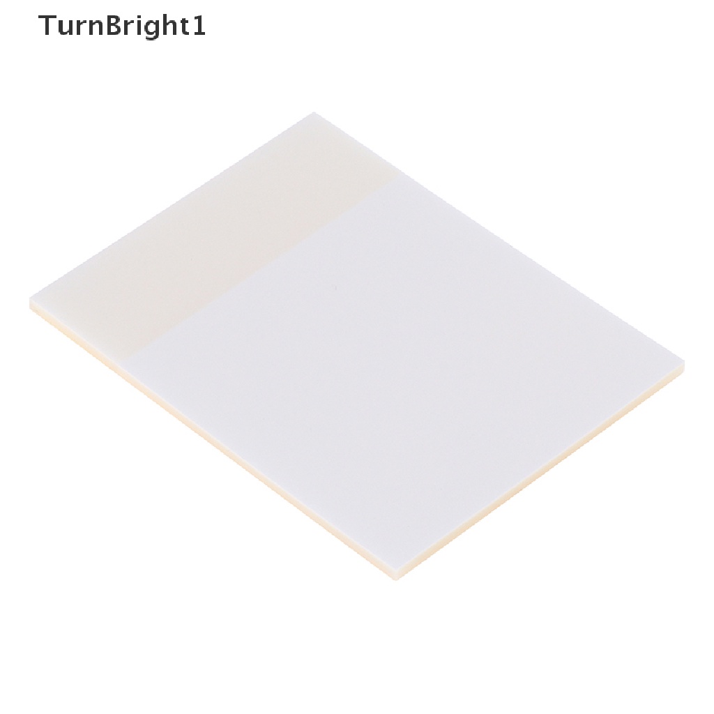 50 Lembar Kertas Memo Sticky Note Warna Transparan Tahan Air-4