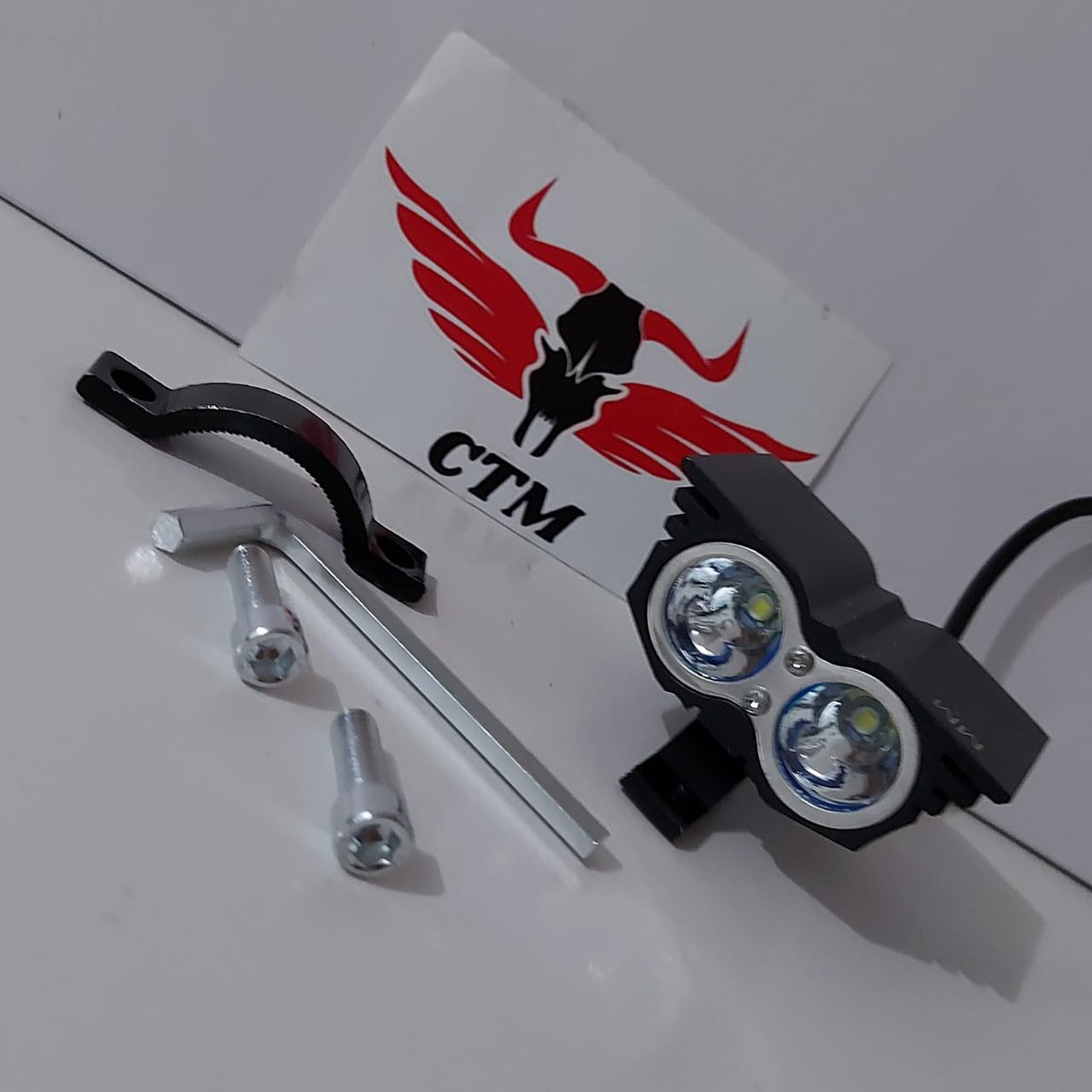 Lampu Tembak Owl 2 Mata LED Cree Ultrafire 20 watt Universal