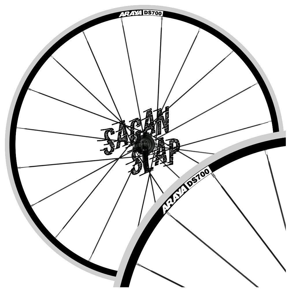 Stiker Sticker Decal Rims Araya DS700