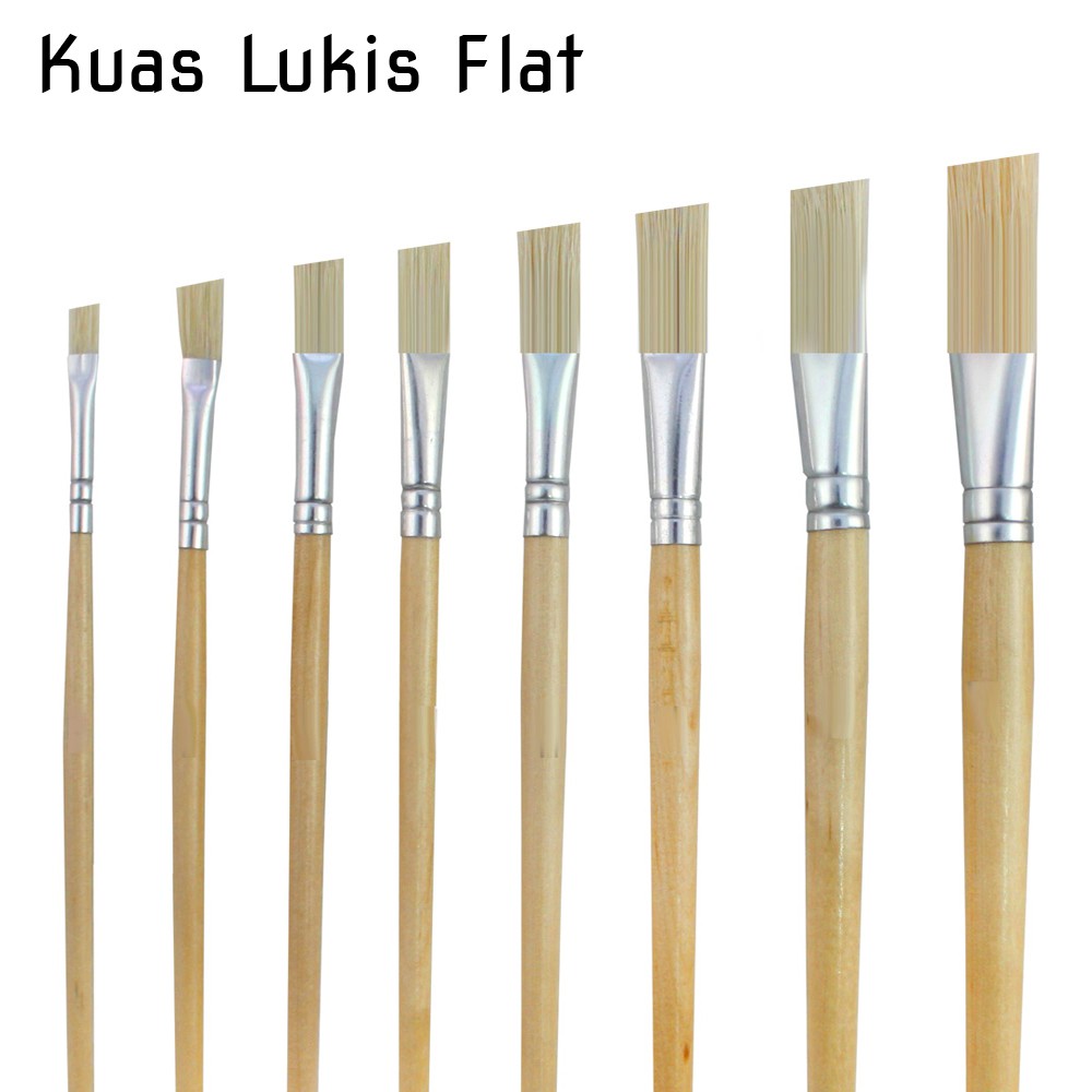  Kuas Lukis  No 1 No 12 Shopee Indonesia