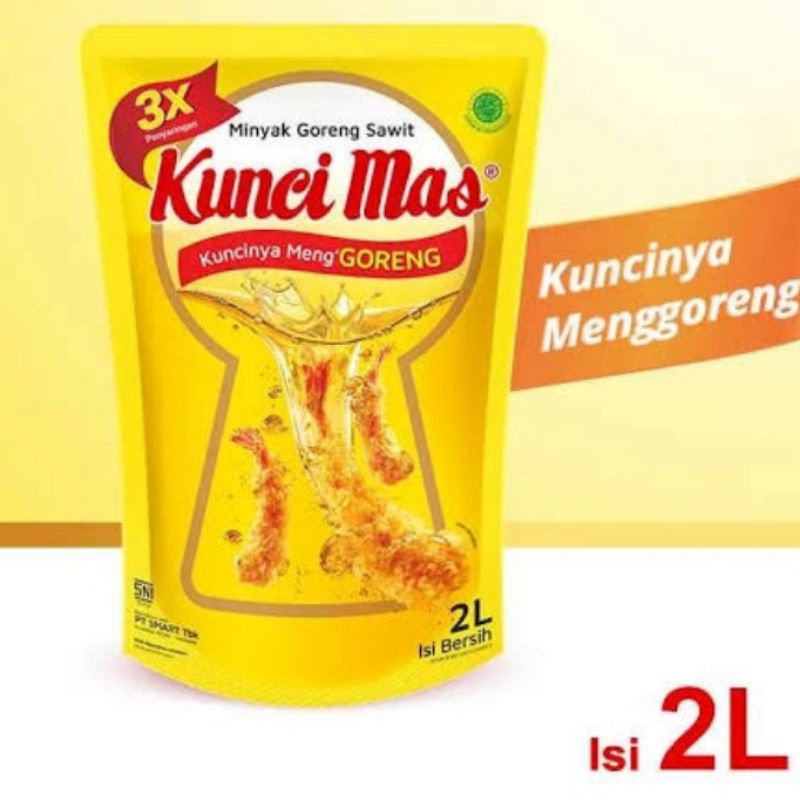 Minyak goreng kunci mas 2 Liter