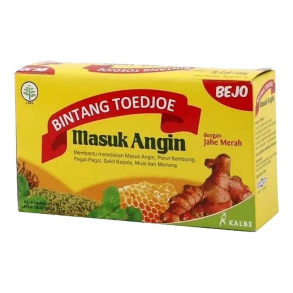 Bintang Toedjoe Masuk Angin Bejo Jahe Merah 6 Sachet