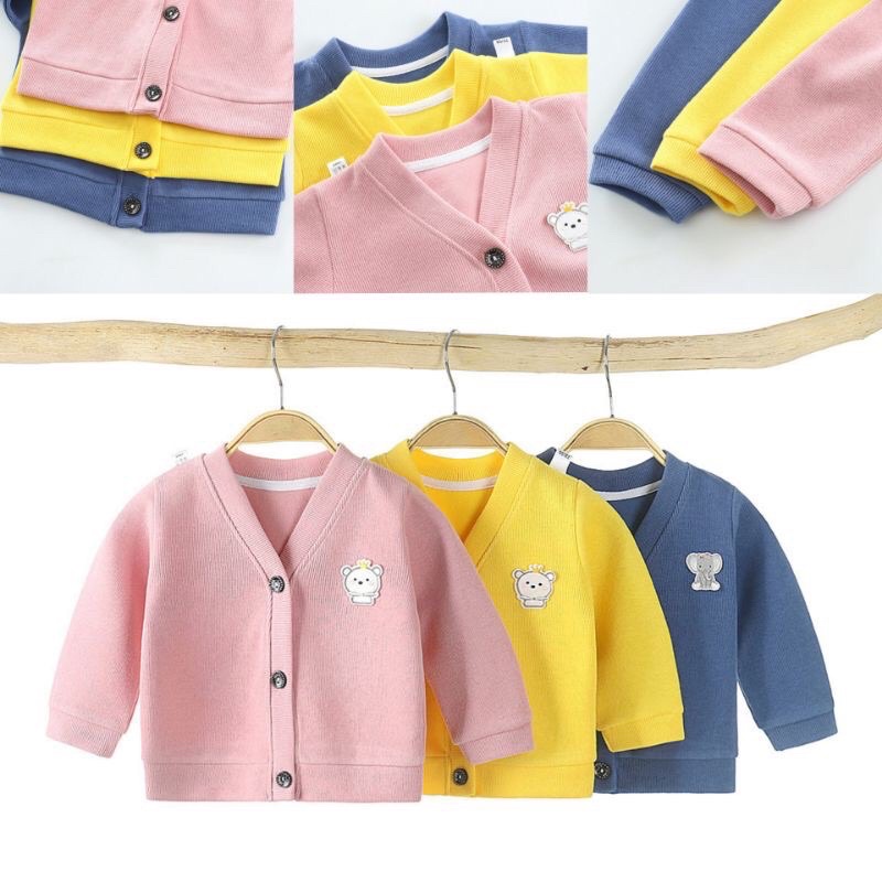 Jaket Anak Bahan Sweater Rajut Premium Quality Cardigan Anak Lucu Jaket Anak Korea Look Cardigan Anak Murah Jaket Cardigan Anak Bahan Katun Rajut