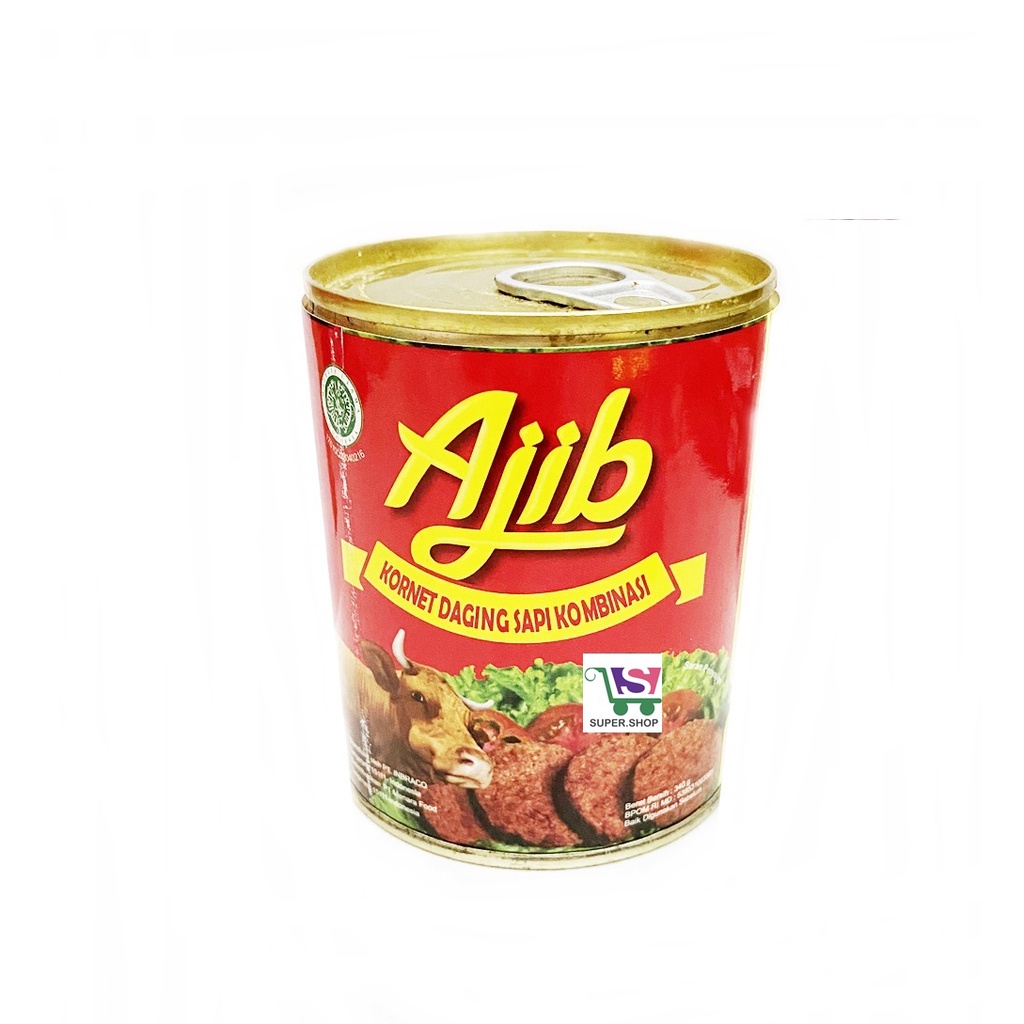 

Ajib Kornet Daging Sapi Kombinasi 340 Gram