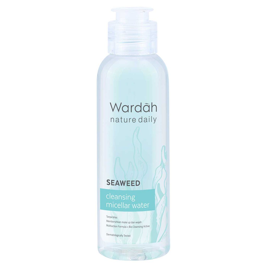 Wardah Nature Daily Seaweed Cleansing Micellar Water 100 ml terbaru