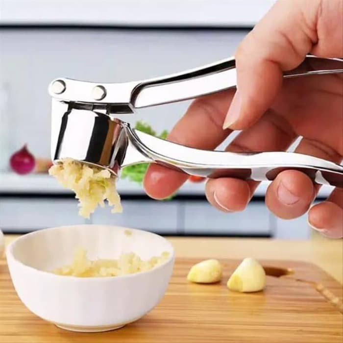 ALAT PENGHANCUR PENCINCANG BAWANG PUTIH STAINLESS STEEL GARLIC PRESS