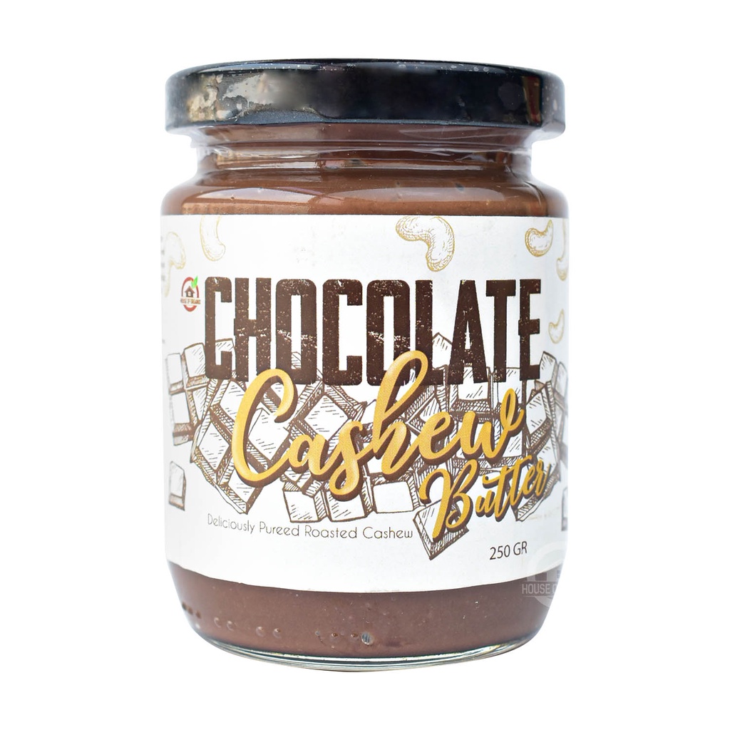 Roasted Cacao / Chocolate Cashew Butter ( Selai Kacang Mede Coklat ) - 250 Gr