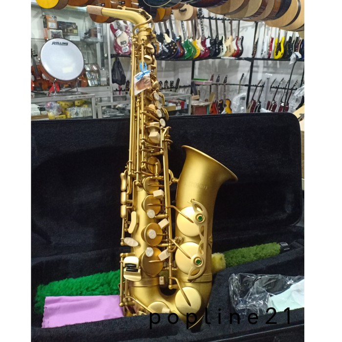 Jual ALAT MUSIK Saxophone Alto ANTONIO Gold Lacquer | Shopee Indonesia