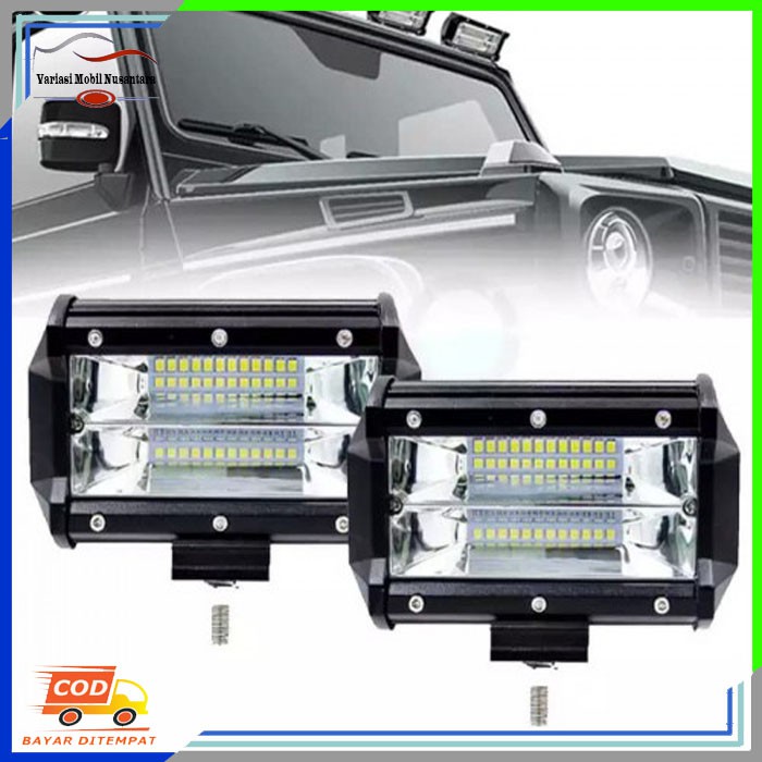 Lampu Led Sorot work Light Cree Mobil 24 Mata
