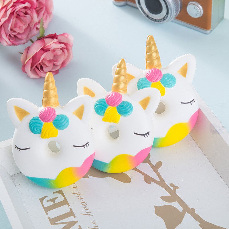 【Yi_Da】Lebaran Squishy Unicorn Doughnut Slow Rising 