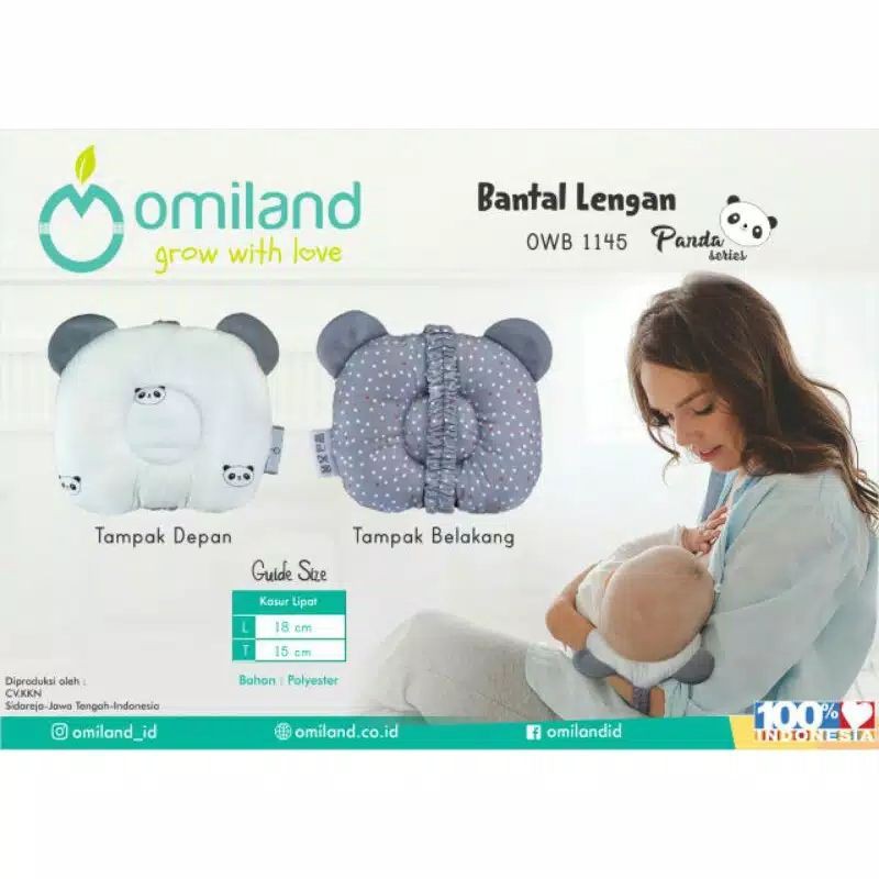 Bantal Lengan Omiland Panda Series
