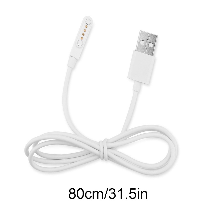 Cre Kabel Charger USB Magnetik 4 Pin Untuk Smartwatch Anak KW88