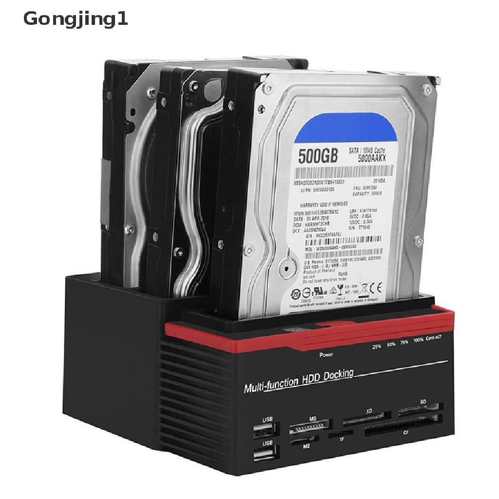 Gongjing1 Docking Station Hardisk Eksternal SATA IDE 2.5 &quot;/ 3.5&quot;