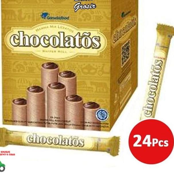 

➲ Gery Wafer Chocolatos Grande Coklat DAPAT 4 Box - Camilan - wafer ➻