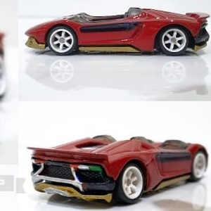 CUSTOM Diecast Hot Wheels LAMBORGHINI AVENTADOR J HW Hotwheels Repaint Detailing Finishing Gloss