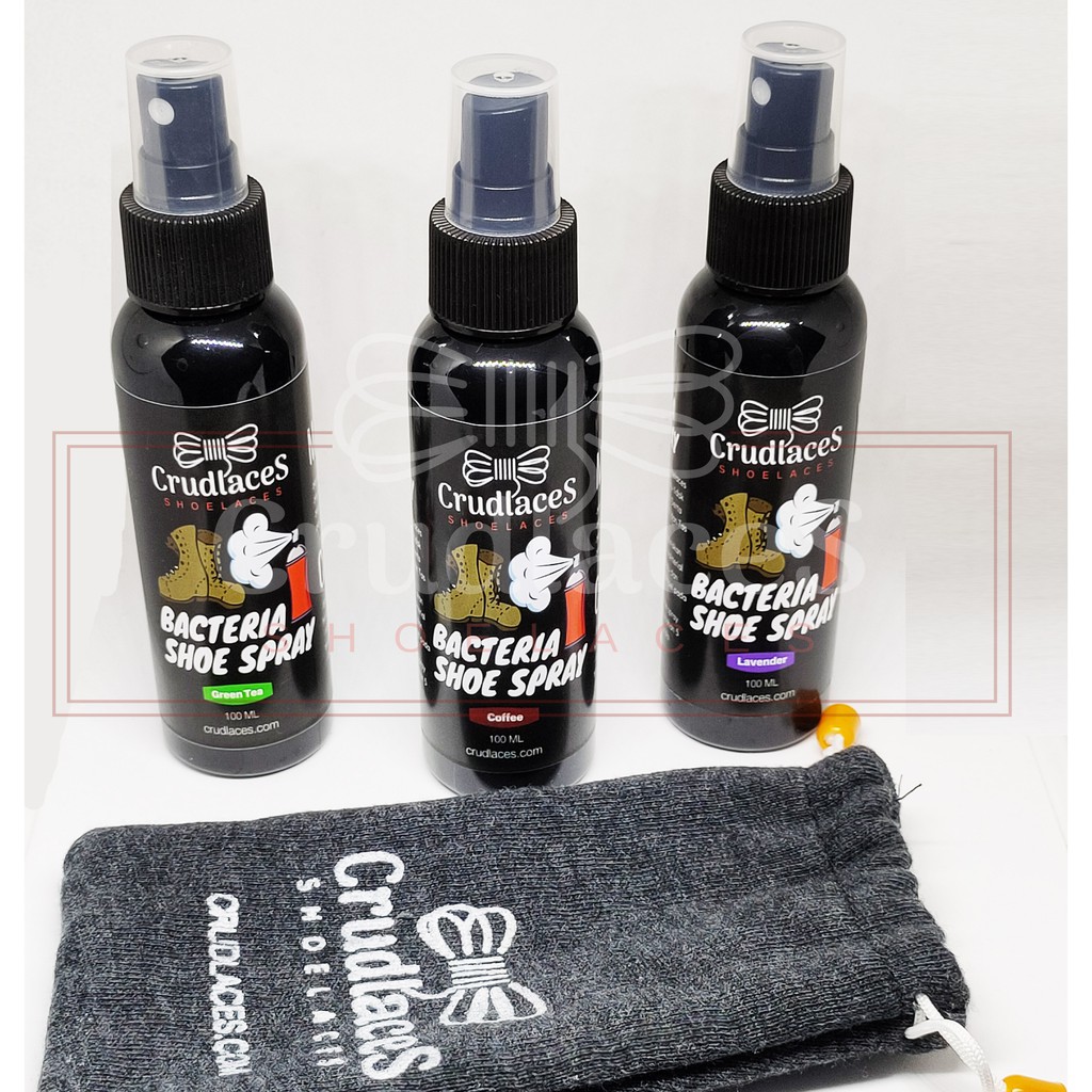 parfum sepatu helm anti bakteri dan anti bau - pewangi sepatu helm - bacteria shoe spray crudlaces