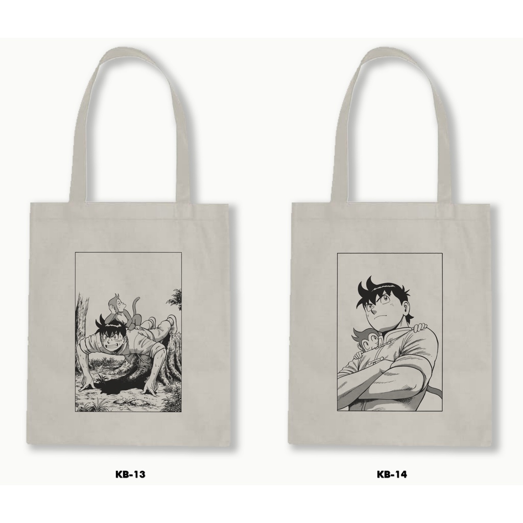 TOTE BAG BLACU - KUNGFU BOY / CHINMI 1