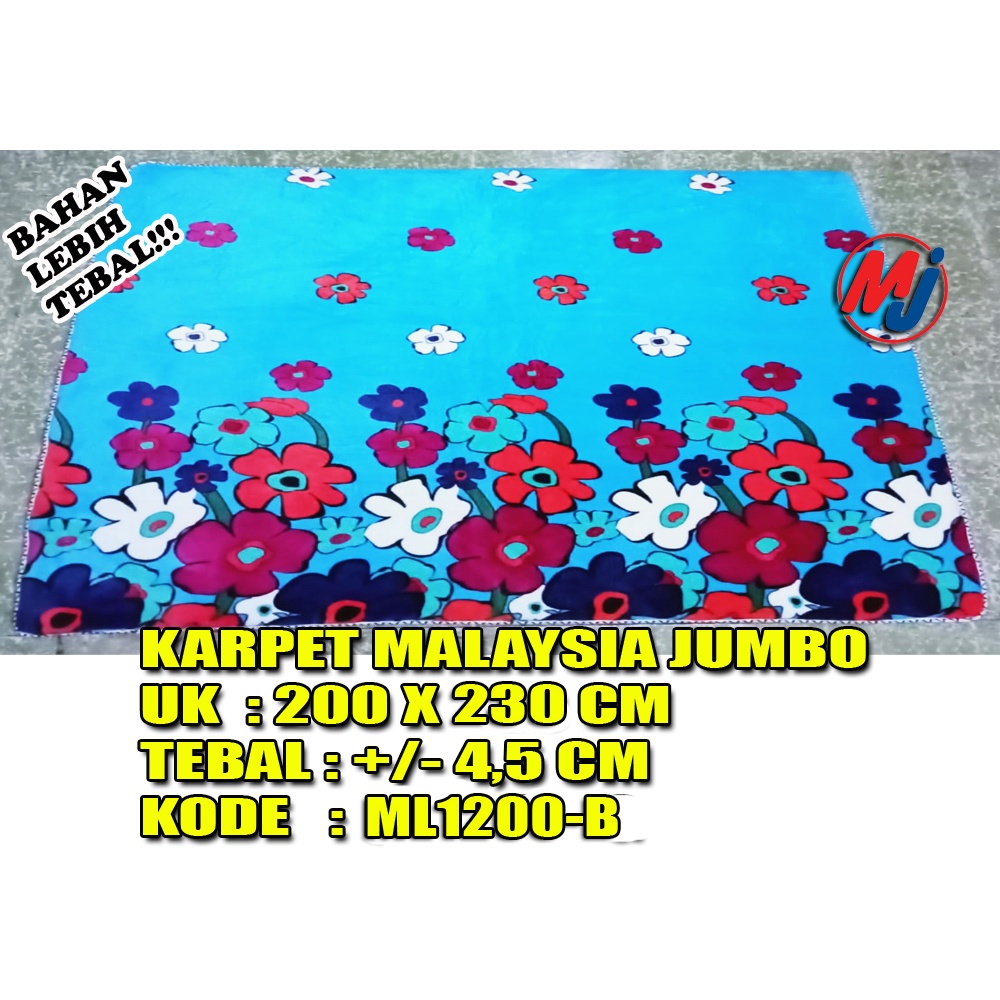 AMBAL MALAYSIA JUMBO KING SIZE 220 X 200 CM TEBAL DAN LEMBUT