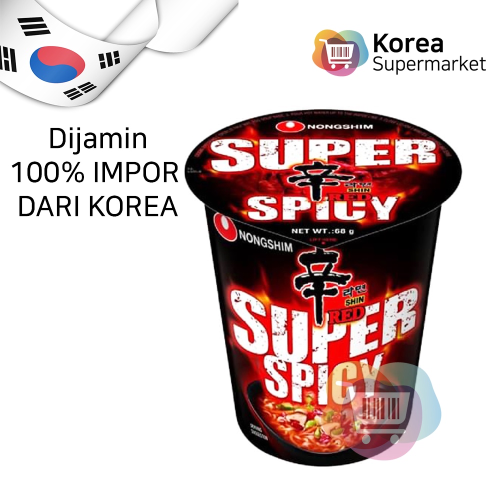 Nongshim Shin Red Cup Super Spicy 68gr