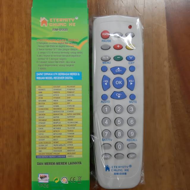 Remot receiver digital parabola multi chunghe