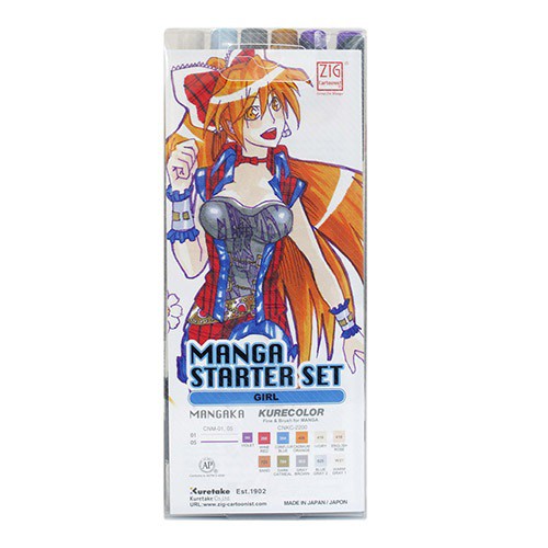 

ZIG CARTOONIST MANGA STARTER SET GIRL (CNSK-2)