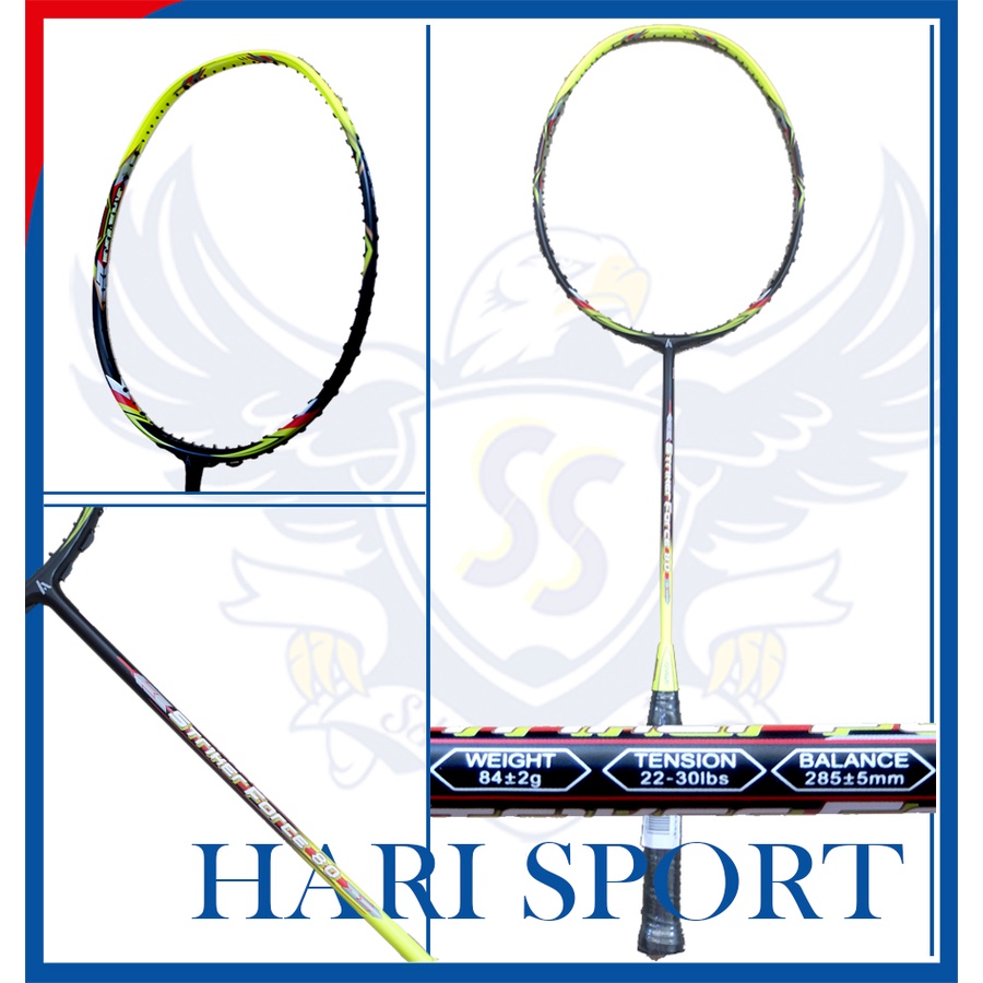ASHAWAY STRIKER FORCE 80 Yellow ORIGINAL USA Raket Badminton Bulutangkis