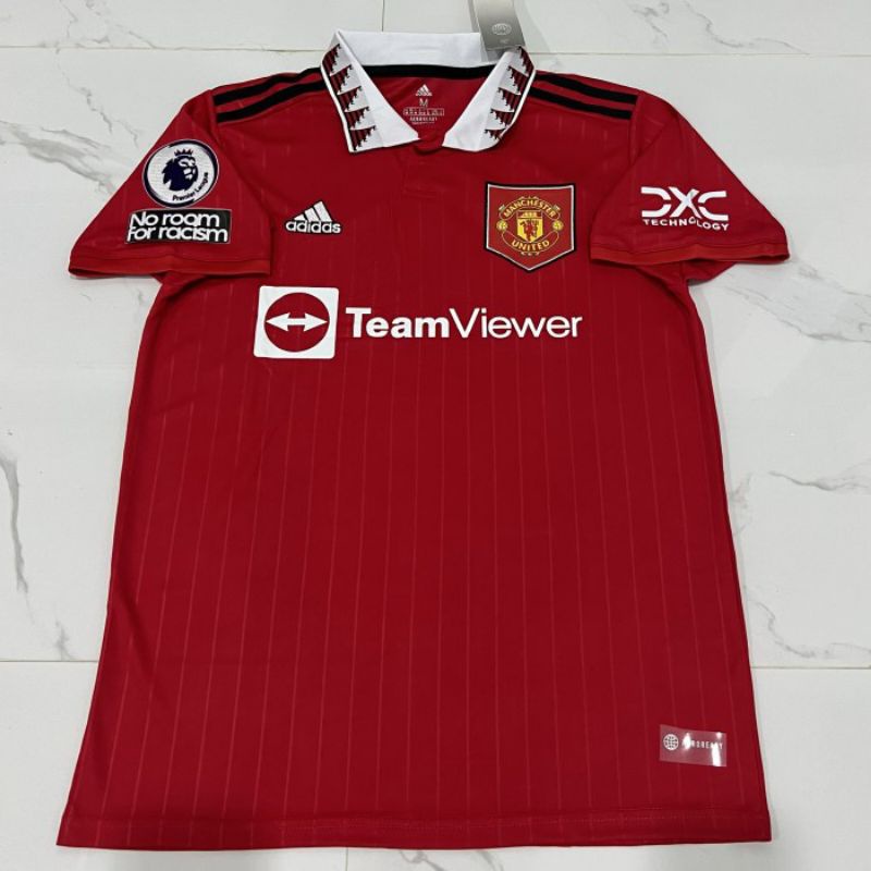 Jual Jersey Baju Bola Pria MU Home 2022/2023 Full Patch BPL New Grade