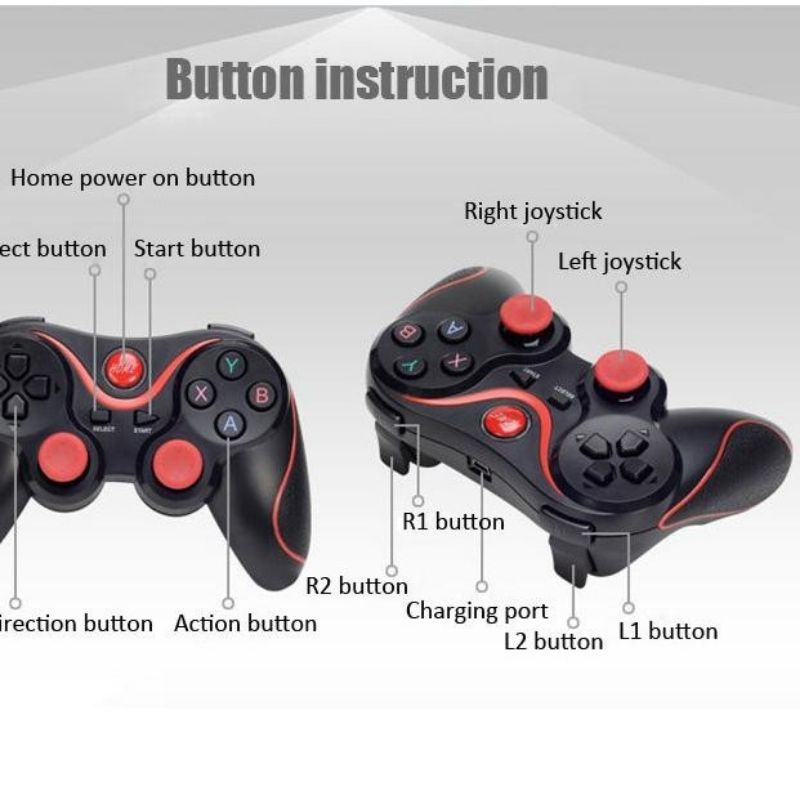 Gamepad X3 Bluetooth Smartphone Holder Wireless Joystick PC