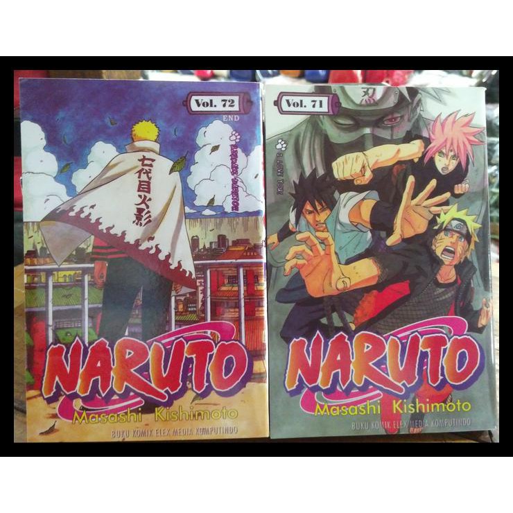 Paket 2 Buku Komik Naruto 71 72 Shopee Indonesia