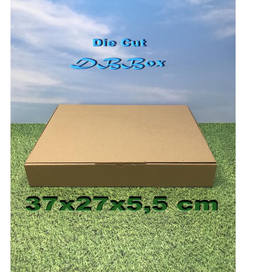 

(PROMO TERBARU) ( 5 Pcs ) Kardus uk. 37x27x5,5 cm...Die Cut untuk kotak Donut isi 12 pcs - dll, mod