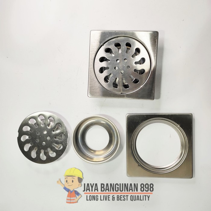 SARINGAN GOT KAMAR MANDI / SARINGAN MANGKUK STAINLESS / FLOOR DRAIN STRAINER / SARINGAN GOT STAINLESS MURAH / ANTI KARAT 100% PEMBUANGAN AIR GOT KAMAR MANDI