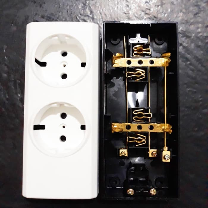 STOP KONTAK BROCO 2 LUBANG