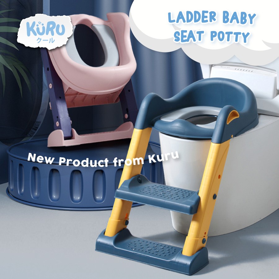 KURU Potty Training Ladder Step | Pispot Train Tangga Anak Toilet 8858