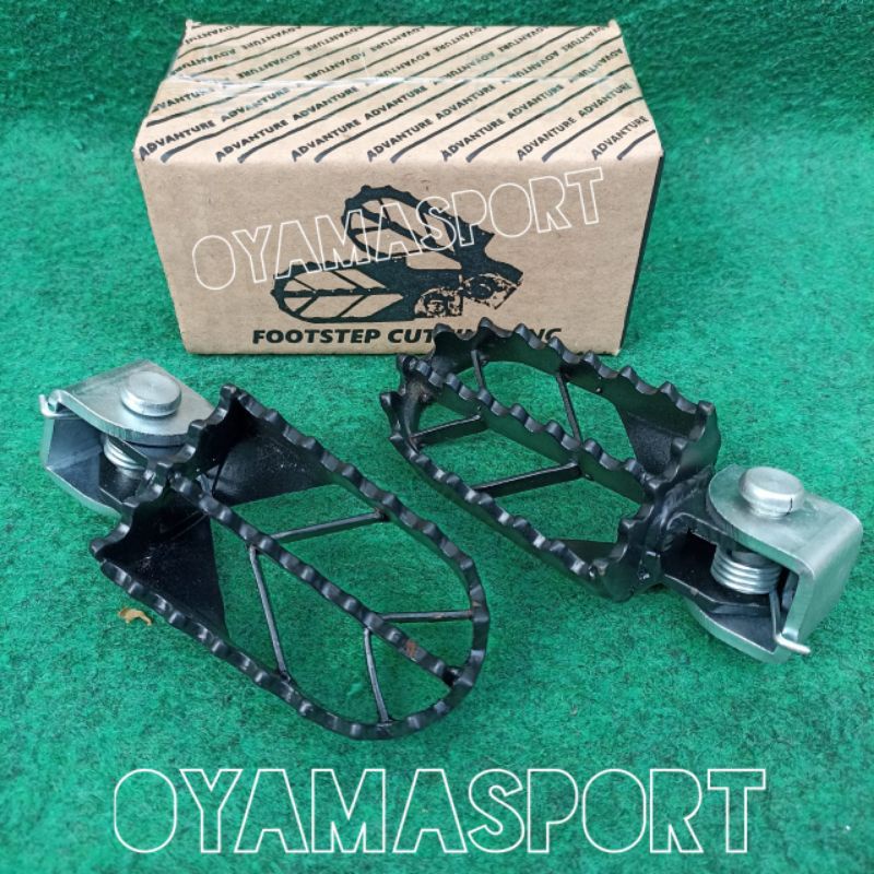 FOOTSTEP PUSTEP STEP TRAIL KLX CRF LEBAR  STEP UNIVERSAL STEP PUSTEP TRAIL RAKITAN MOTOR BEBEK PNP
