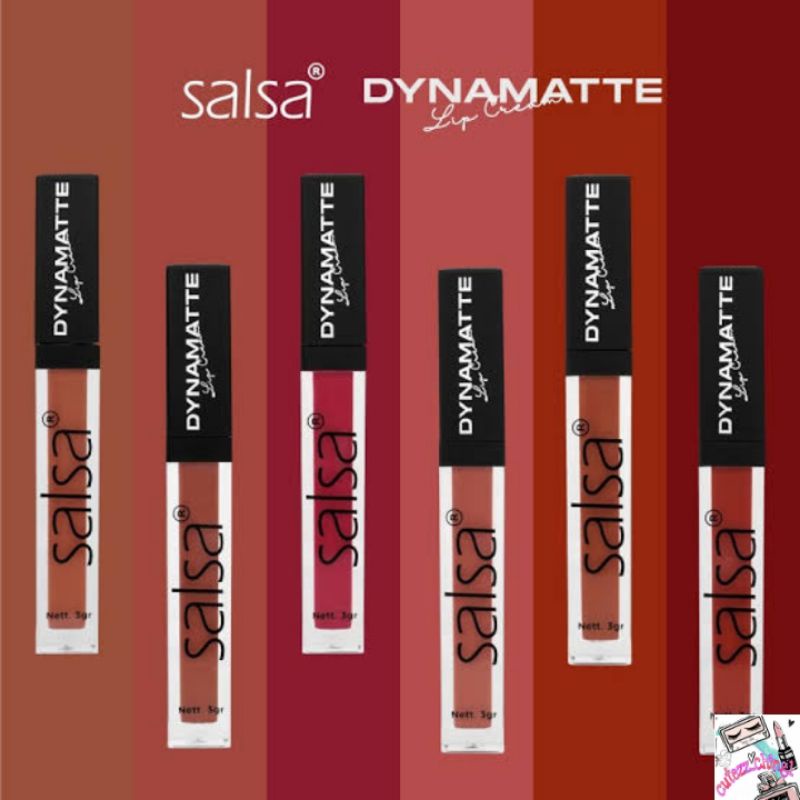 ☃️Cutezz_Ching1☃️Salsa Dynamatte Lip Cream 5g - Lip Cream Matte