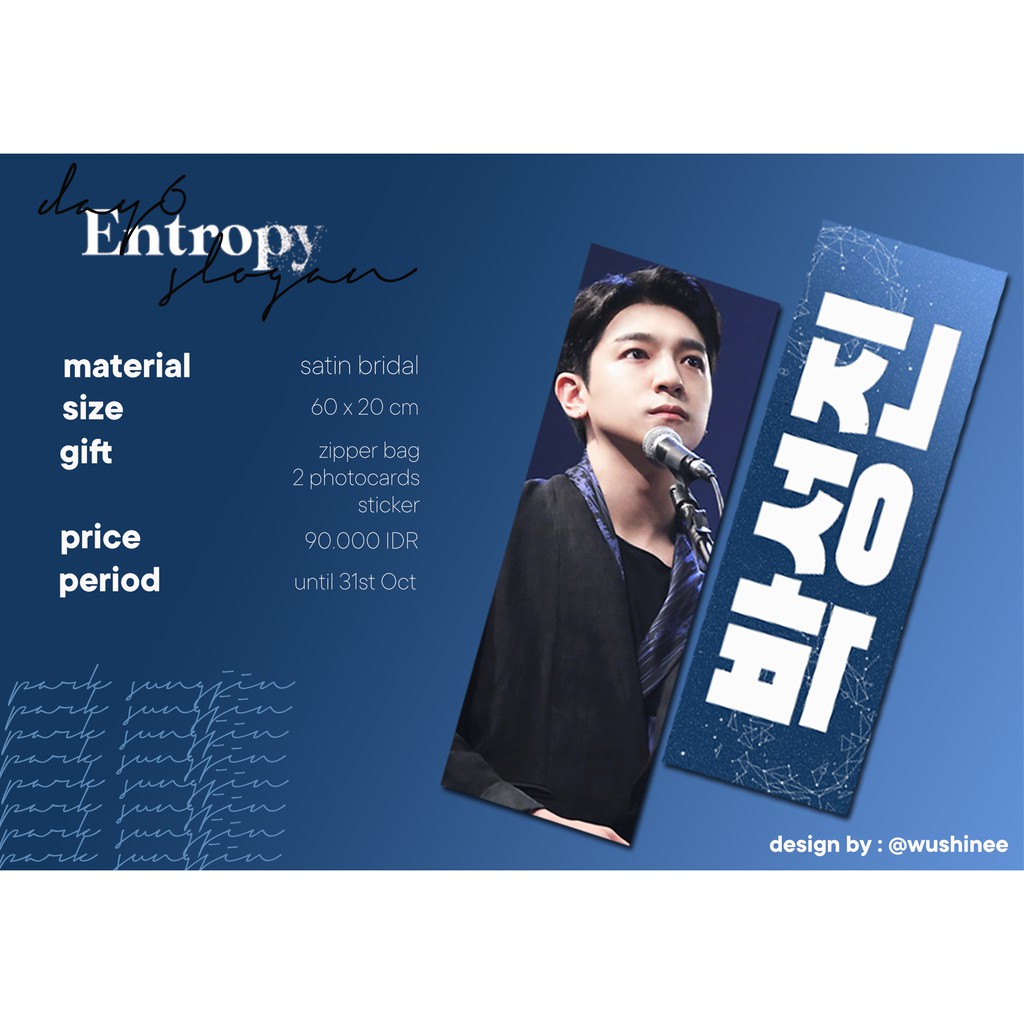 Slogan DAY6 Entropy by wushinee