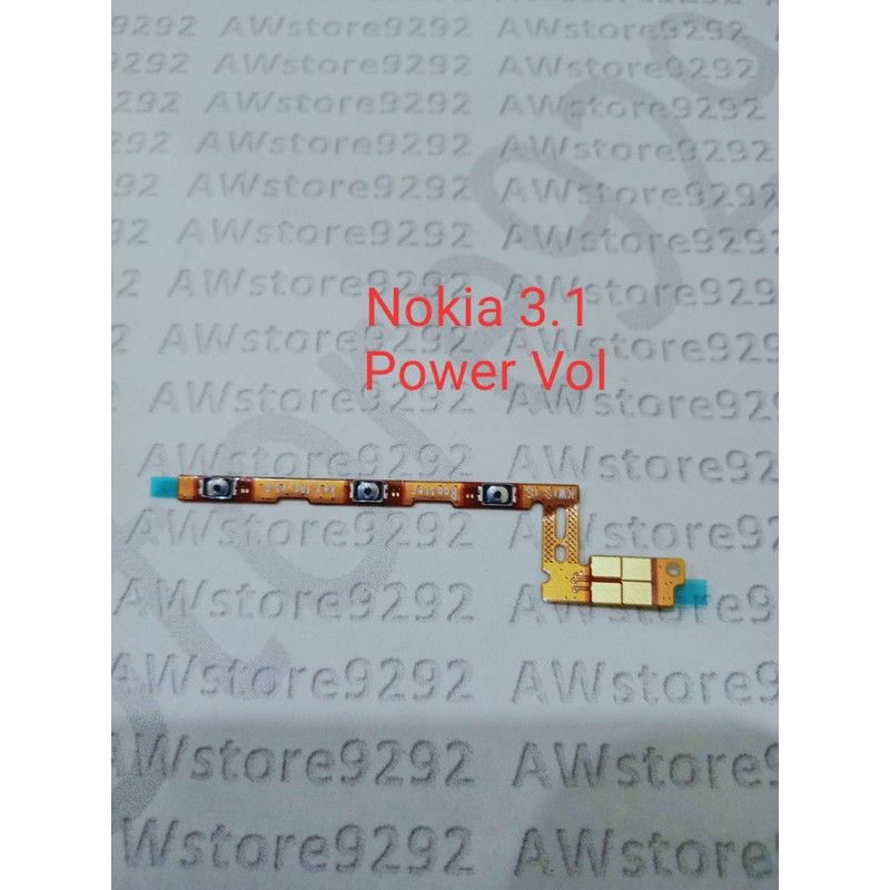 Flex Flexibel Flexible Power On Off VOLUME NOKIA 3.1 PLUS X3 TA1118 TA1125