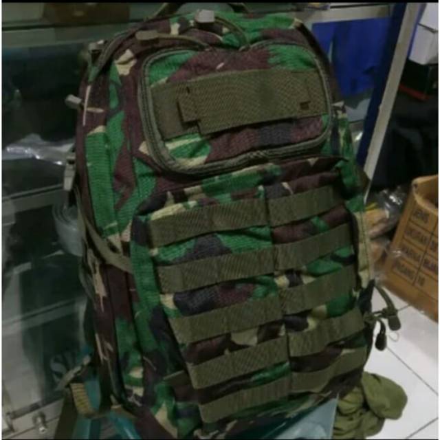 Tas ransel loreng tas punggung tni