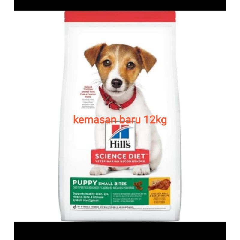 Science diet puppy dog food chicken small bites 12kg khusus grab gosen