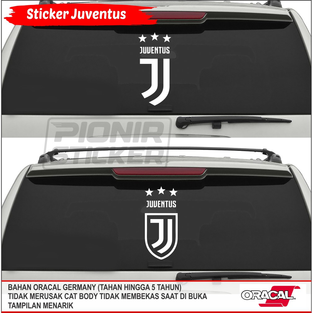 Stiker Mobil Logo Baru Juventus Cutting Sticker Mobil Logo New