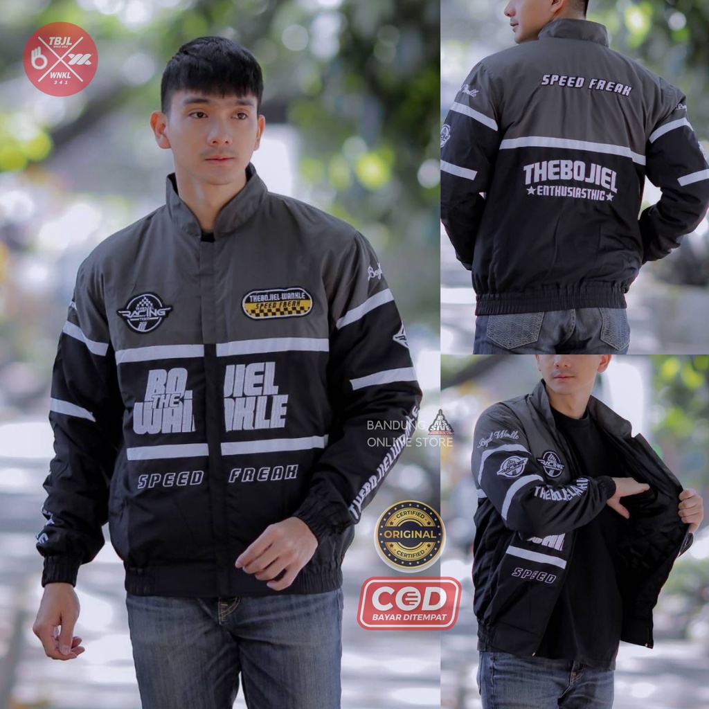 JAKET RACING - NASCAR JACKET - JAKET NASCAR RACING FULL BORDIR PREMIUM THE BOJIEL DIVISION