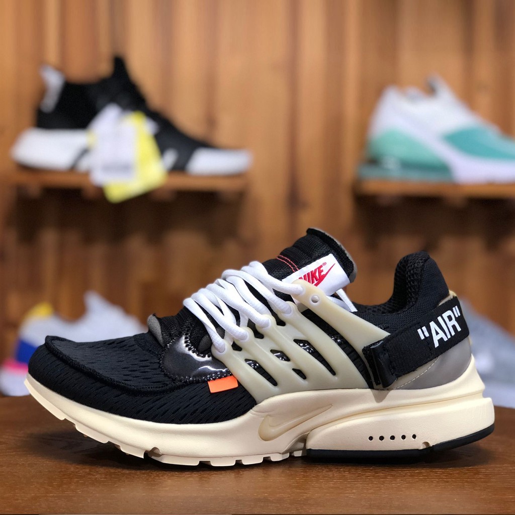 air presto off white black