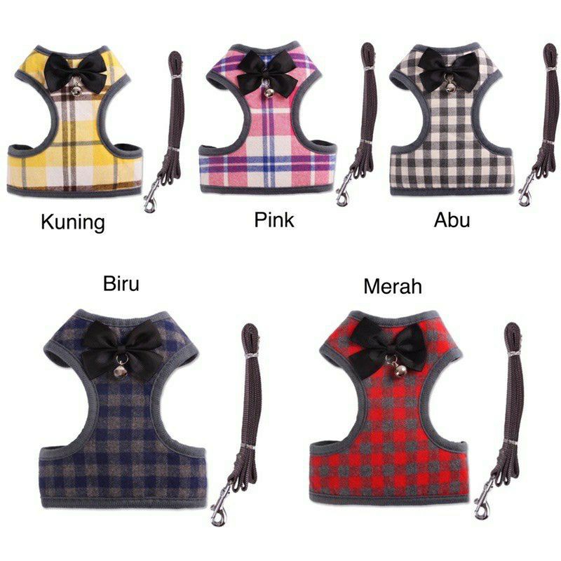 EXOTICGOODS HARNESS ROMPI KUCING ROMPI ANJING TALI ROMPI KUCING HARNES KUCING TALI BAJU KUCING TALI KUCING LEASH