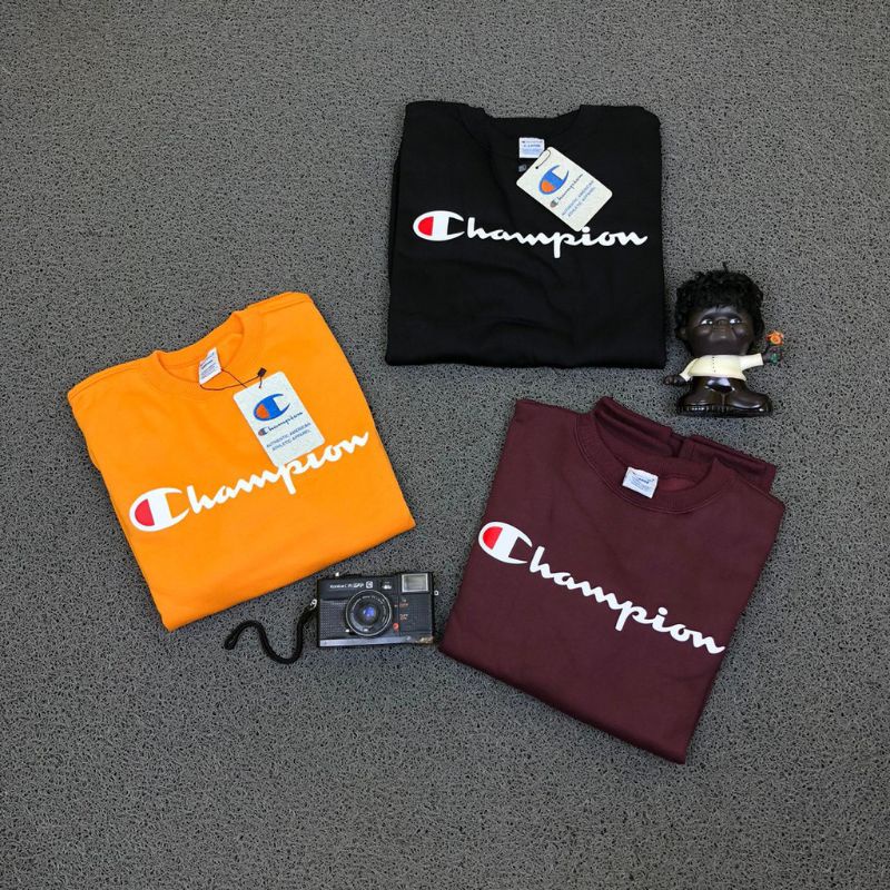 CREWNECK CHAMPION HIGH QUALITY CASUAL HYPE FASHION PRIA